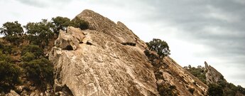 Mirador de la Grieta in einer steilen Felswand