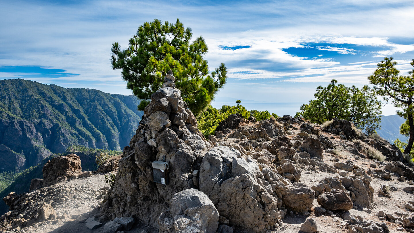 Gipfelbuch am Pico Bejenado
