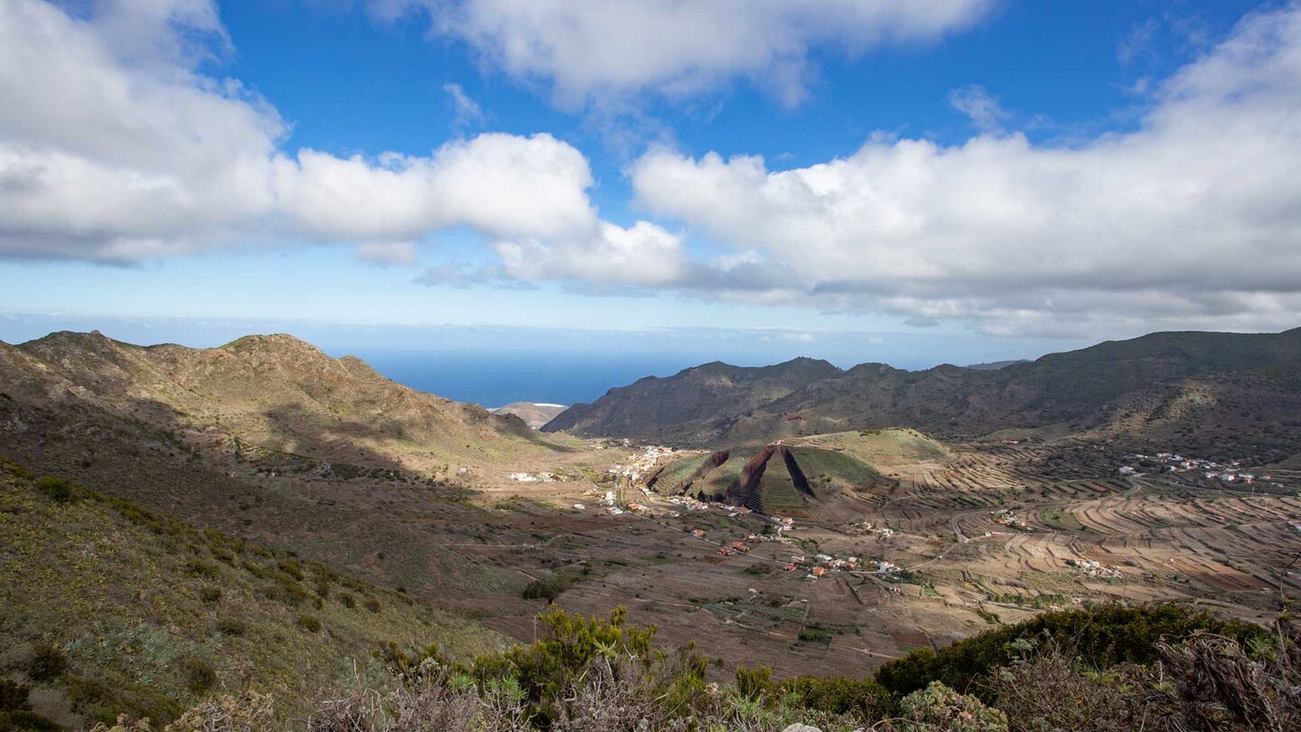 das Tal von El Palmar mit dem Montaña del Palmar