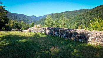 Vogesenpanorama von der Burg Wildenstein