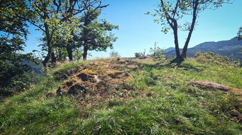 Felsen am Schlossberg des Chateau de Wildenstein
