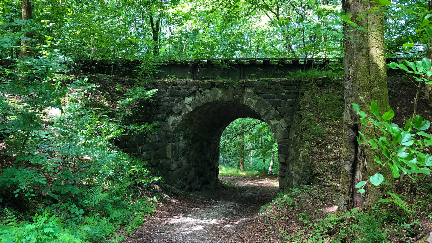 Relikte aus der Vergangenheit: alte Eisenbahnbrücke Relikte aus der Vergangenheit: alte Eisenbahnbrücke