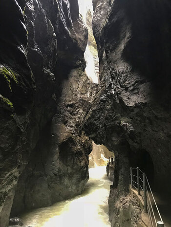 Felsbrücke in der Partnachklamm