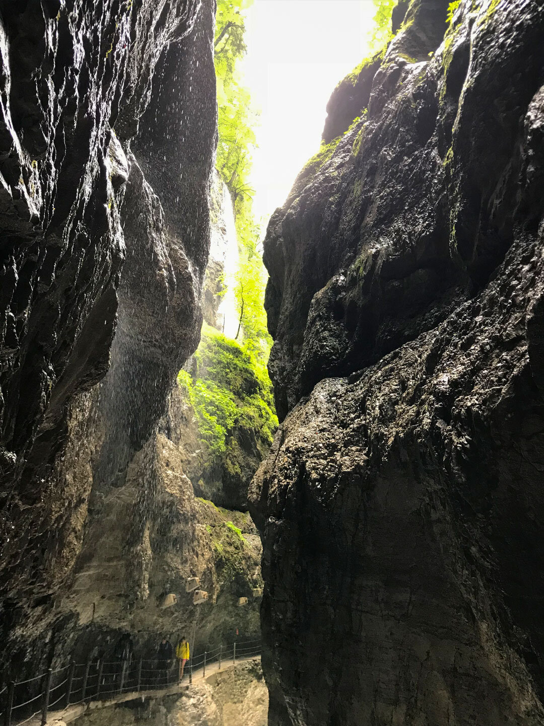 Wegführung in der Partnachklamm