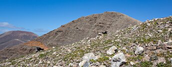 Blick über den Pico Redondo zum Atalaya de Femés