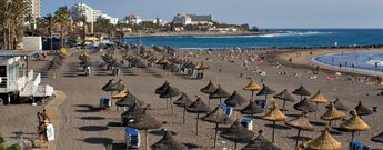 Strand bei Playa de las Américas auf Teneriffa