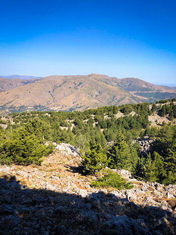 Bergpanorama auf Kreta