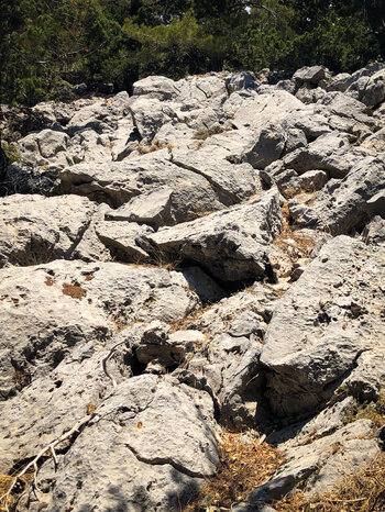 Wanderweg durchs Felsenmeer