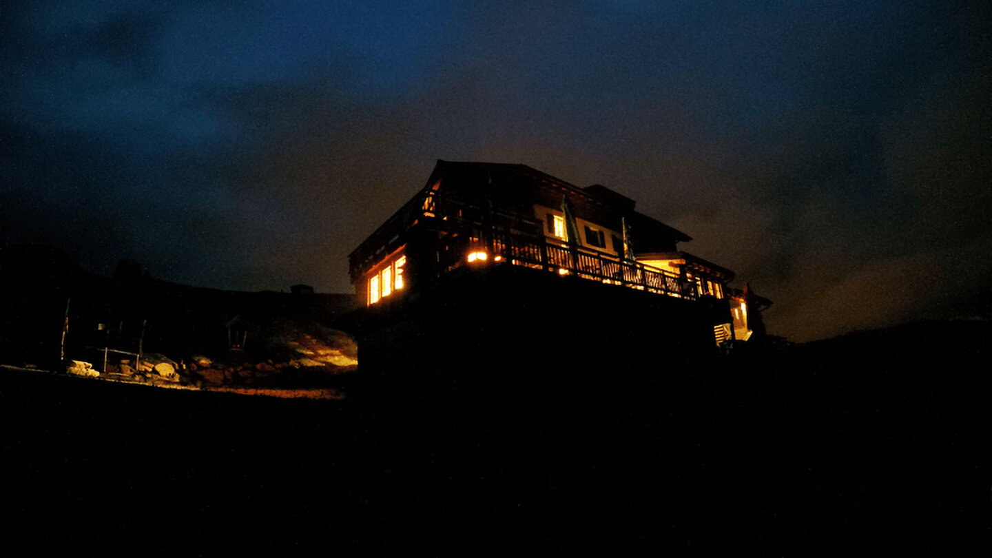 Abendstimmung an der Riffelseehütte in Tirol Abendstimmung an der Riffelseehütte in Tirol