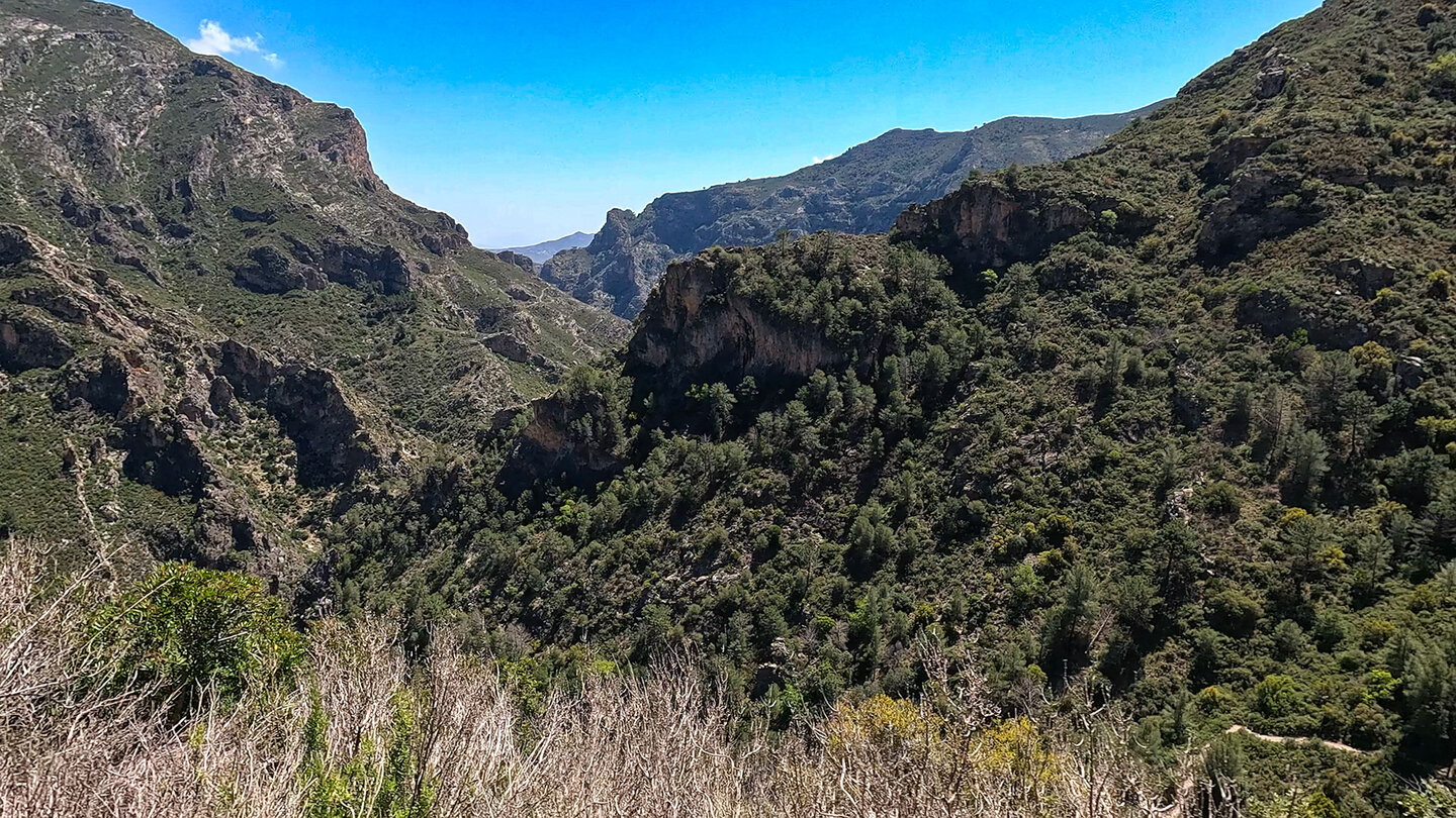 Wanderweg Barranco del Lagarto zum Poza Central Wanderweg Barranco del Lagarto zum Poza Central