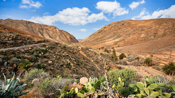 Wanderung entlang entlang der Schlucht Barranco de las Peñitas bei Vega de Río Palmas