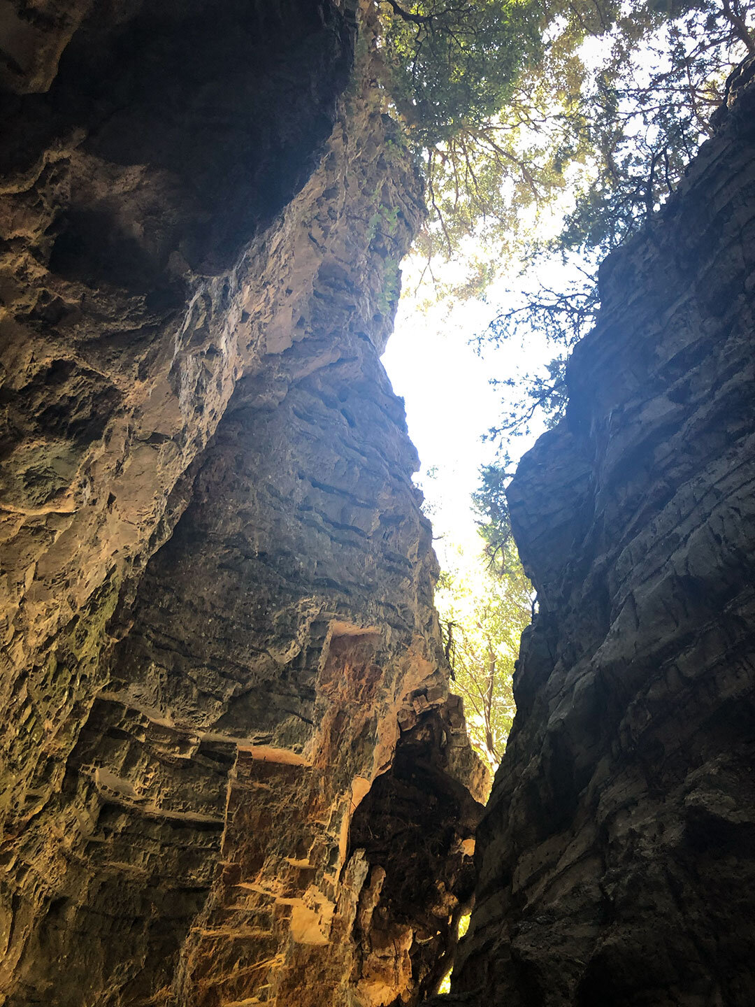 fantastische Lichtstimmung in der Imbros-Schlucht