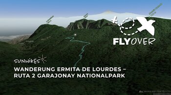 Verwunschener Nebelwald: Wandere zur Ermita de Lourdes (Ruta 2) im 3D-Flyover