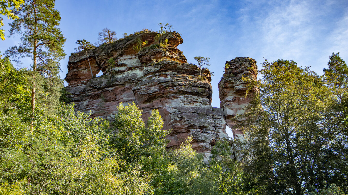 Blick aufs Hochsteinmassiv mit der Hochsteinnadel