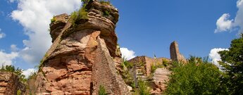 die Burgen Tanstein, Grafendahn und Altdahn