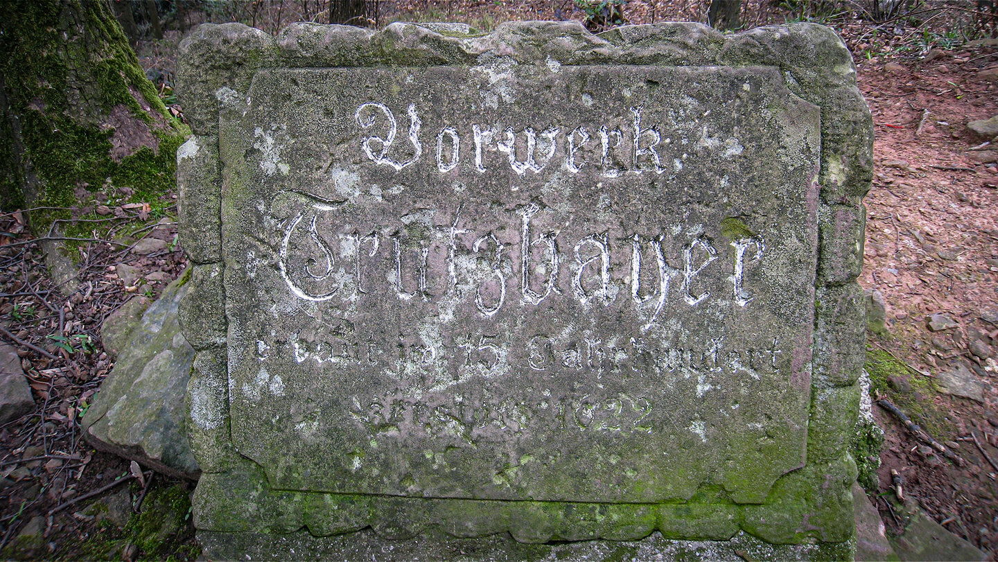 Vorwerk Truzbayer am historischen Pfad in Heidelberg