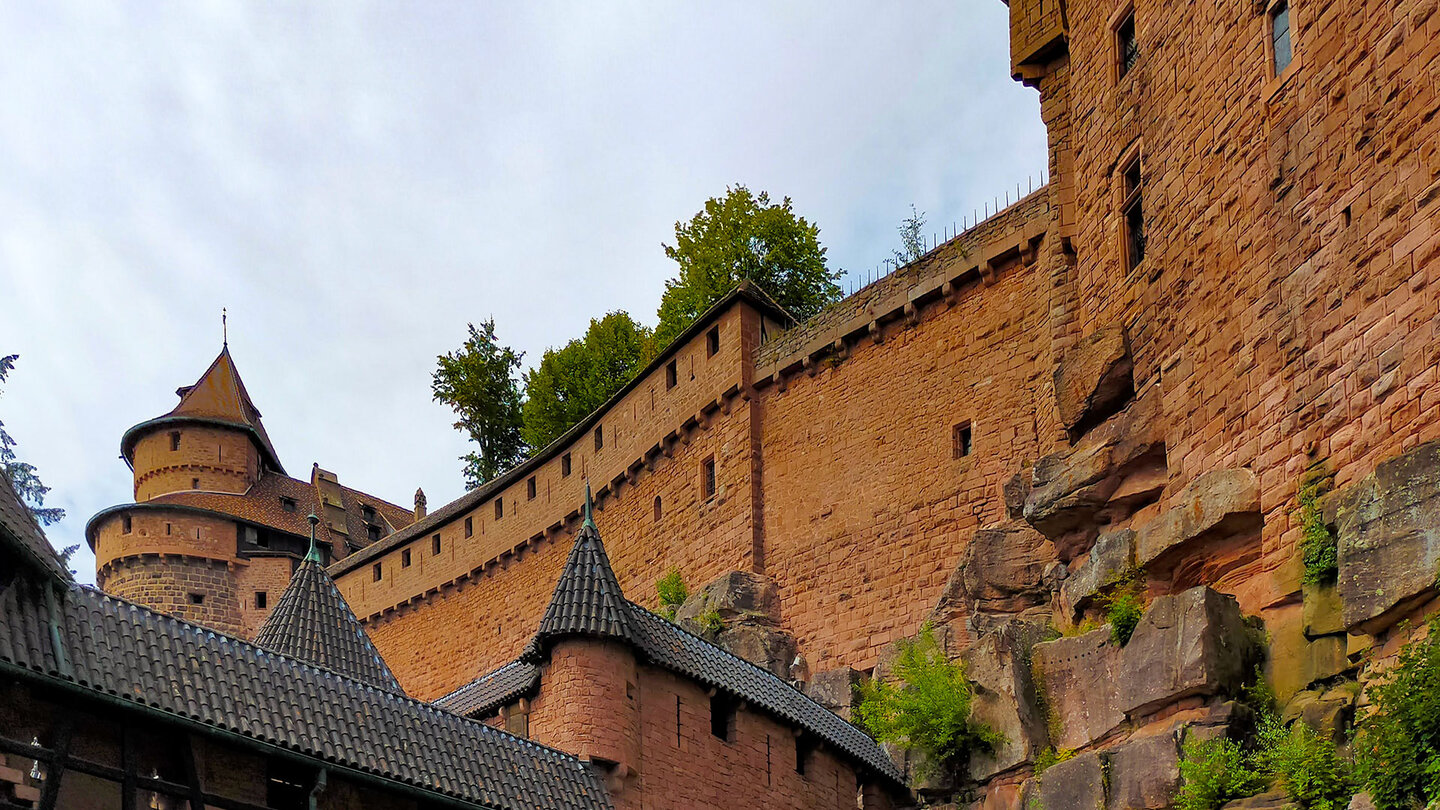 Die Haut-Koenigsbourg zählt zu den besten erhaltenen Burgen Europas