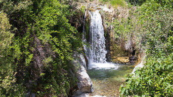 Wasserfall am Río Turvilla