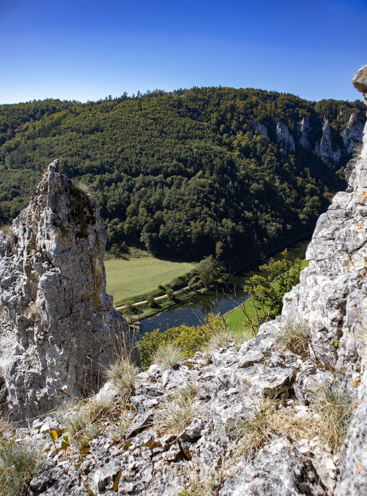 Tiefblick auf die Donau