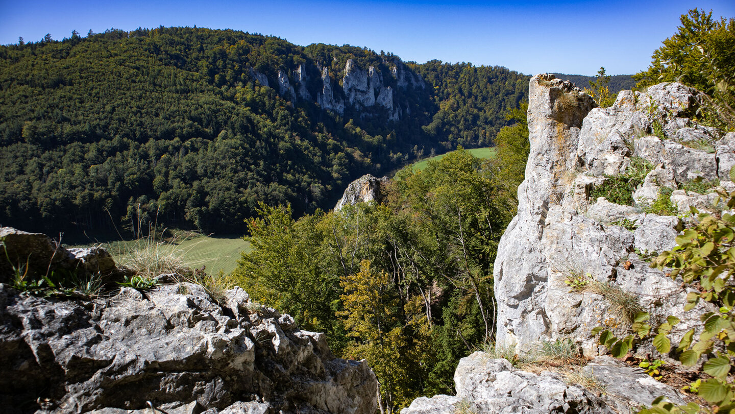Falkenwand und Lenzenfels im Donaubergland