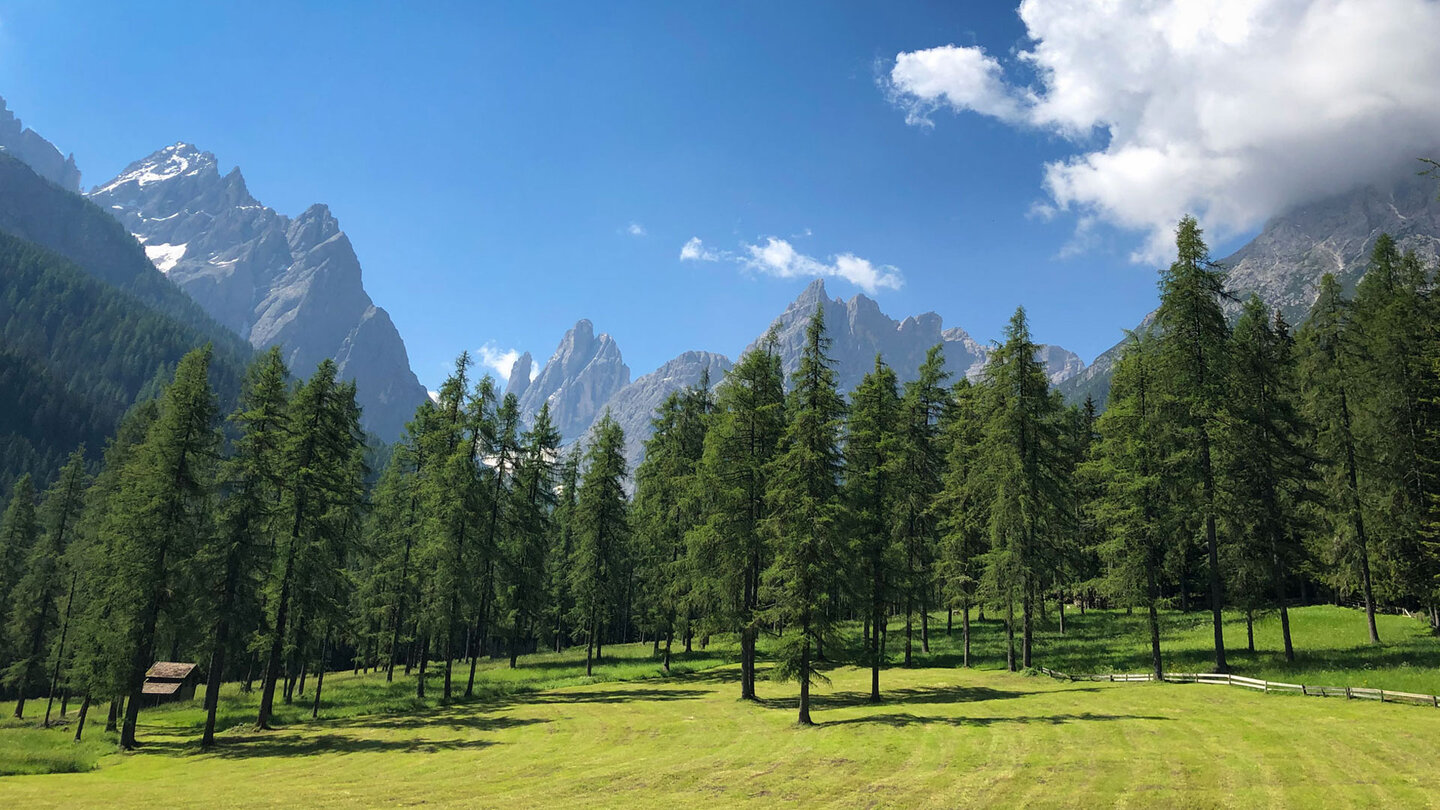 der Einserkofel ist Teil der berühmten Sextener Sonnenuhr der Einserkofel ist Teil der Sextener Sonnenuhr
