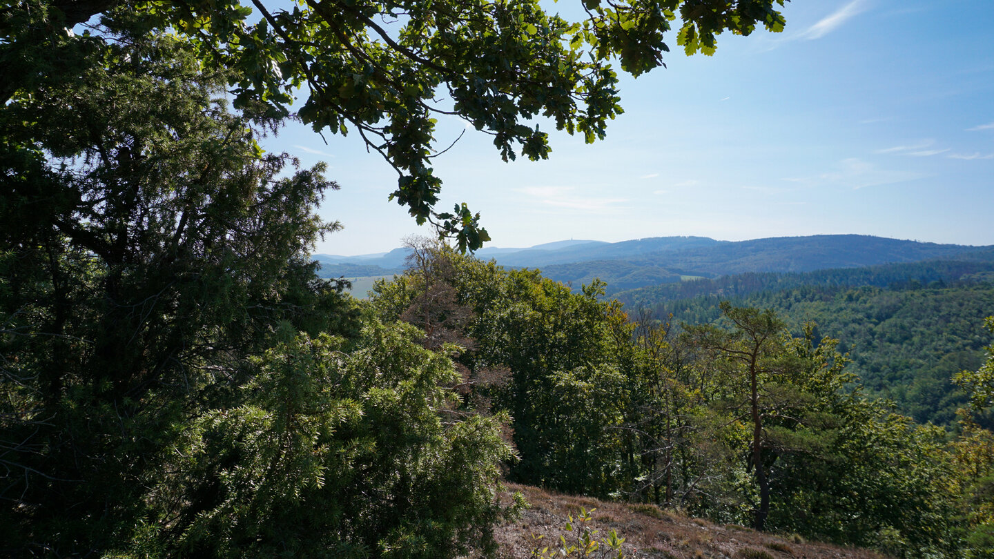Aussichten entlang des Wanderwegs