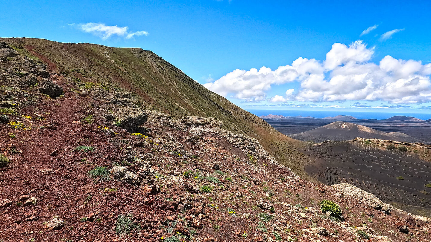 Wanderweg auf den Montaña Guardilama
