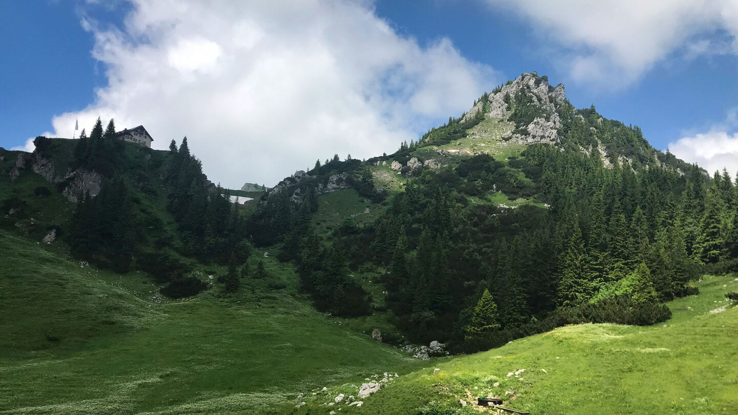 die Rotwand mit dem Rotwandhaus Rotwand und das Rotwandhaus