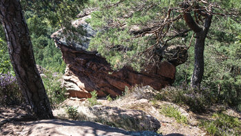 Felsformationen am Höllenfelsen