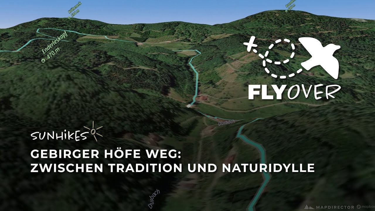 Gebirger Höfe Weg Durbach – Flyover