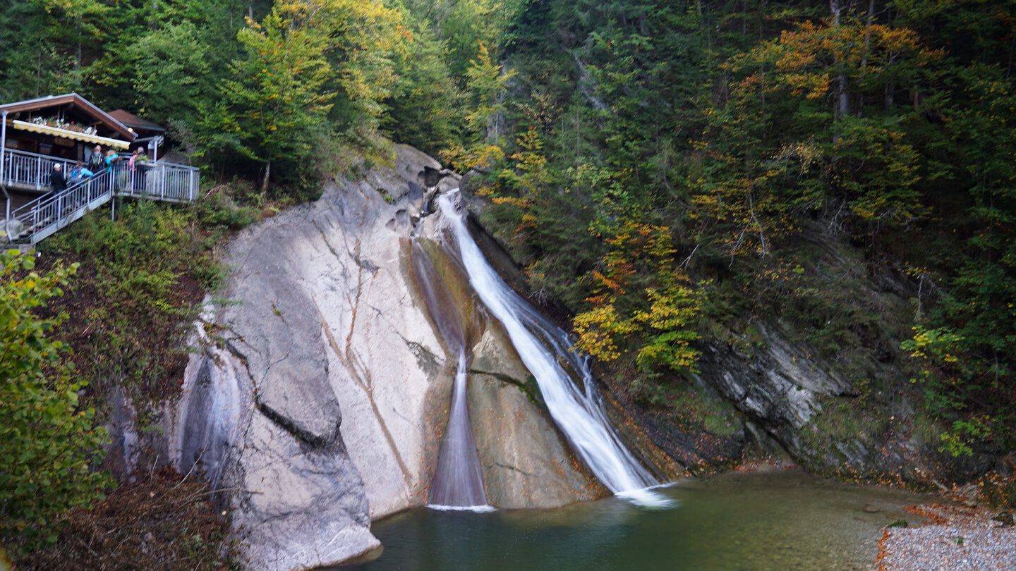 der Schleierfall in der Starzlachklamm