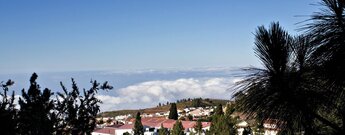 Blick über Vilaflor vom Aussichtspunkt Pino Gordo