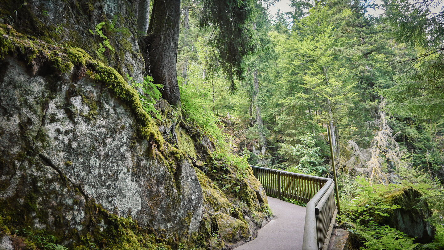 Route durch die Triberger Wasserfälle