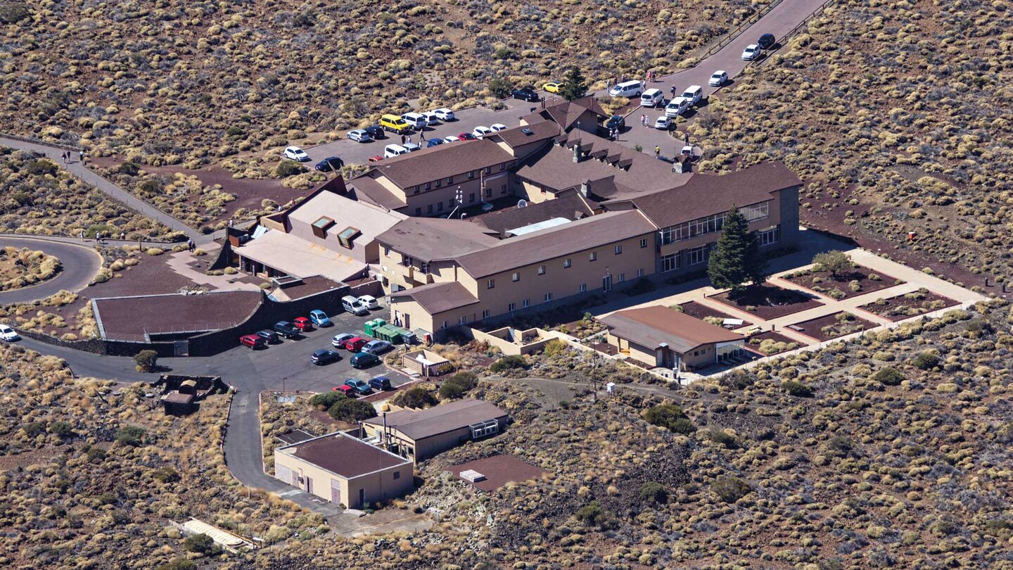 das Hotel Parador de Las Cañadas del Teide im Teide Nationalparks auf Teneriffa