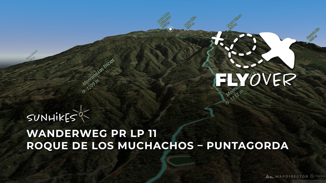 Vom Inselgipfel zum Küstendorf: Der Riesen-Abstieg nach Puntagorda (PR-LP 11) – Flyover
