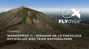 Teneriffa – Gigantischer Ausblick über den Wolken: Der offizielle Teide-Pfad 11 im 3D-Flyover