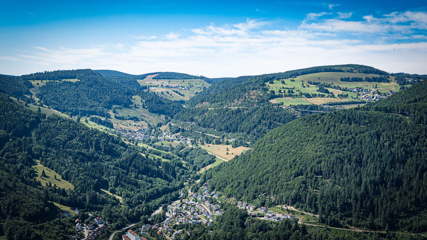 Panoramablick über Todtnau