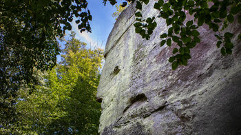 der Burgfels des Château du Helfenstein