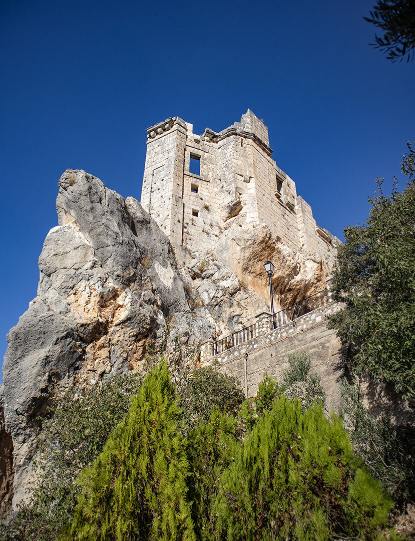 Blick zum Castillo de Zuheros