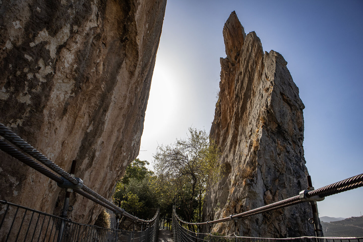 Puente colgante de Zuheros