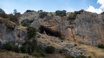 Cueva del Fraile mit Stalagmitenfigur