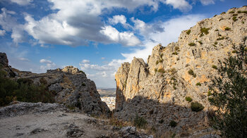 Blick aufs Dorf Zuheros