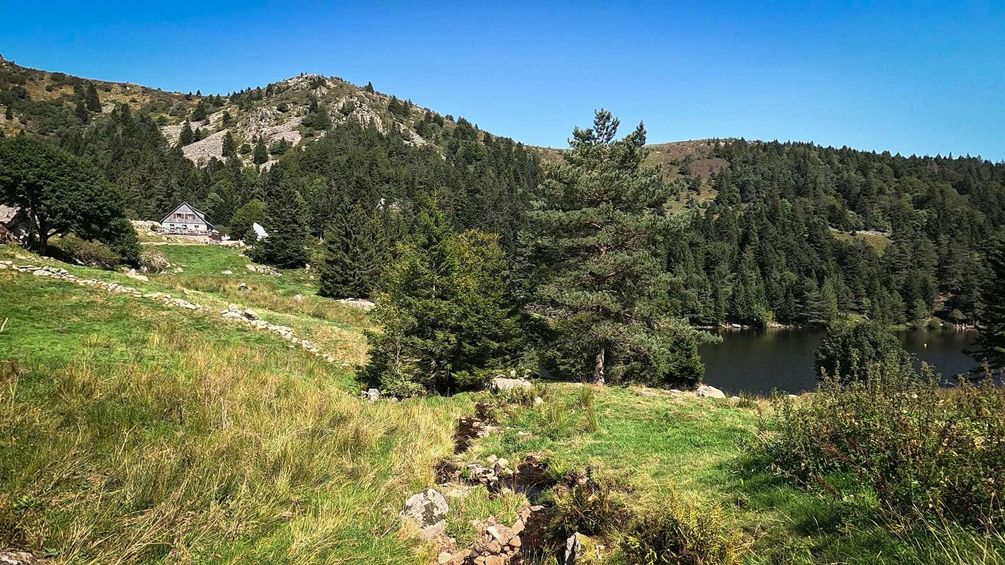 Blick zum Soultzeren Eck vom Lac du Forlet Blick zum Soultzeren Eck vom Lac du Forlet