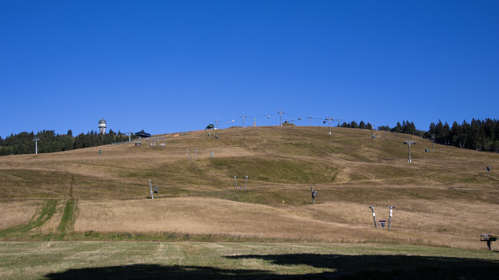 Am Start- und Zielpunkt der Wanderung auf den Feldberg Am Start- und Zielpunkt der Wanderung auf den Feldberg