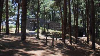 der Campingplatz in der Caldera de Taburiente