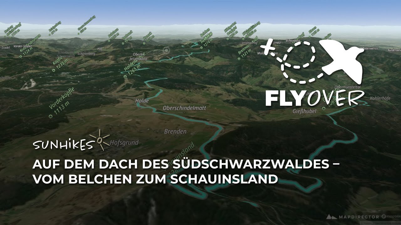 Wandern auf dem Dach des Südschwarzwaldes – vom Belchen zum Schauinsland – Flyover