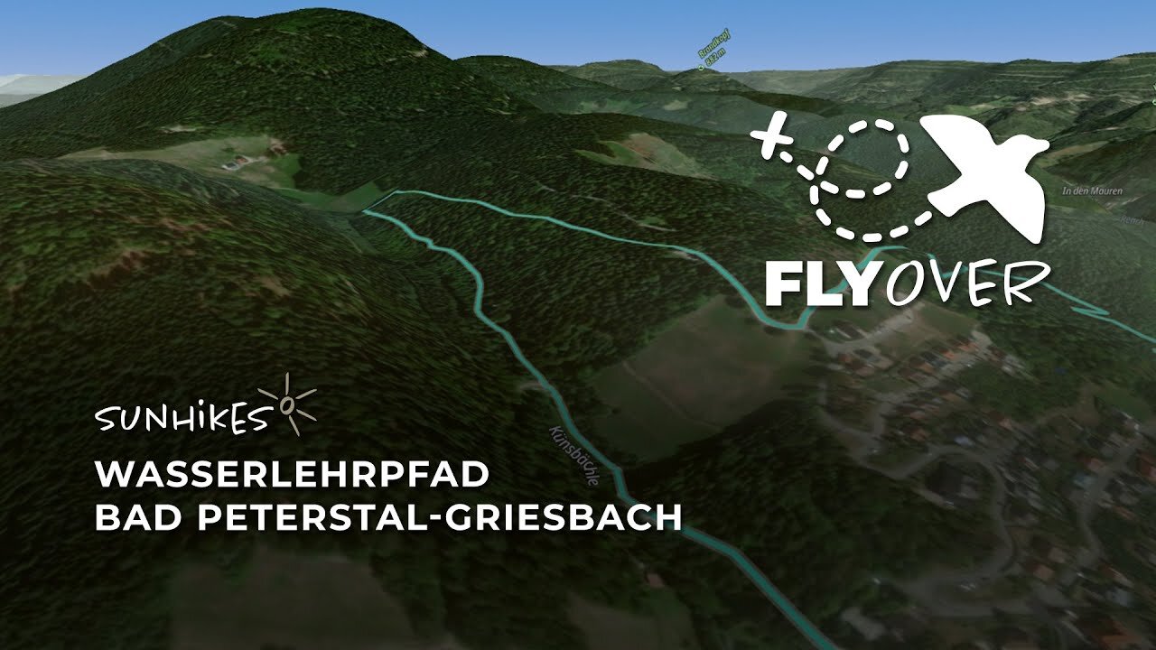 Wanderung Wasserlehrpfad Bad Peterstal-Griesbach – Flyover