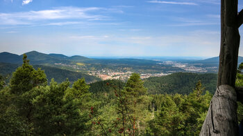 Panorama übers Murgtal von der Elsbethhütte