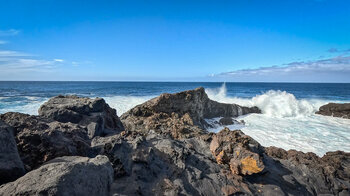 Basaltküste bei Lomada Grande