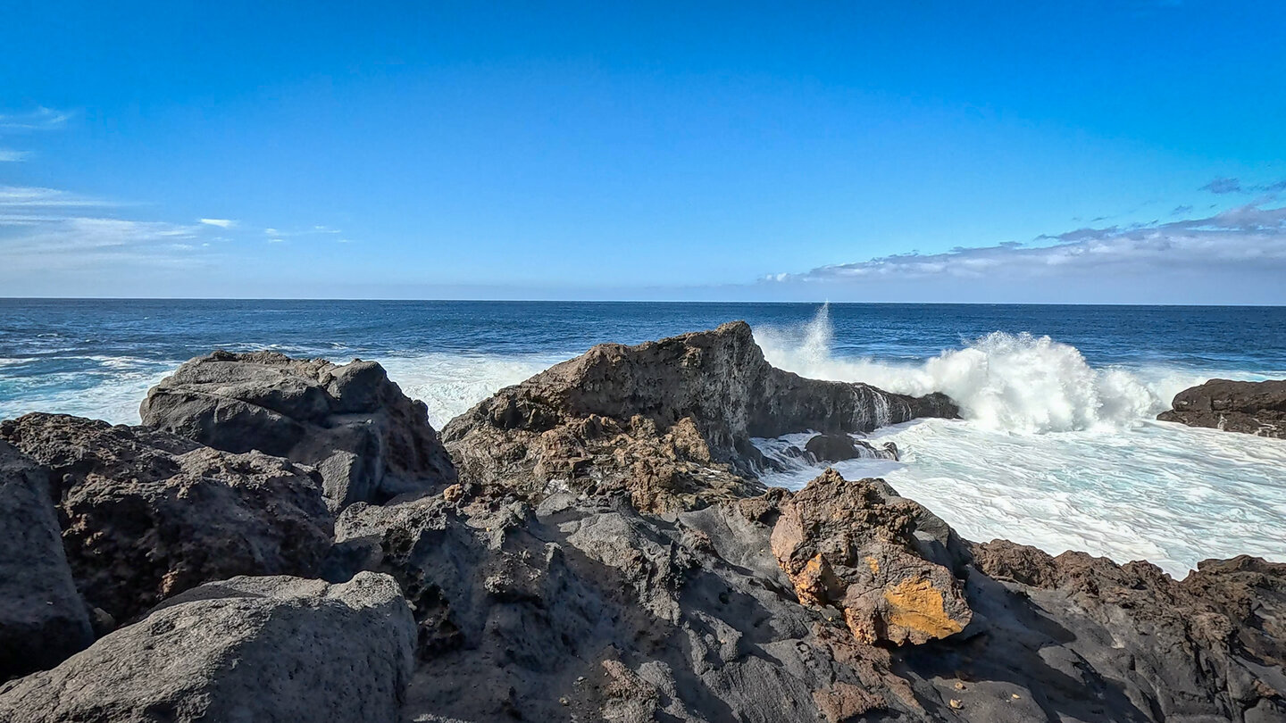 Basaltküste bei Lomada Grande